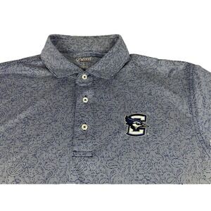 Creigton Bluejays Shirt Oxford Golf Polo Basketball Pullover Short Sleeve Blue L